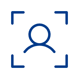 Secure biometric verification Asset Icon